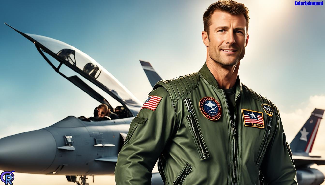 Glen Powell in Top Gun